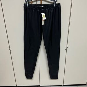 Juniors GB Faux Leather Leggings Size L